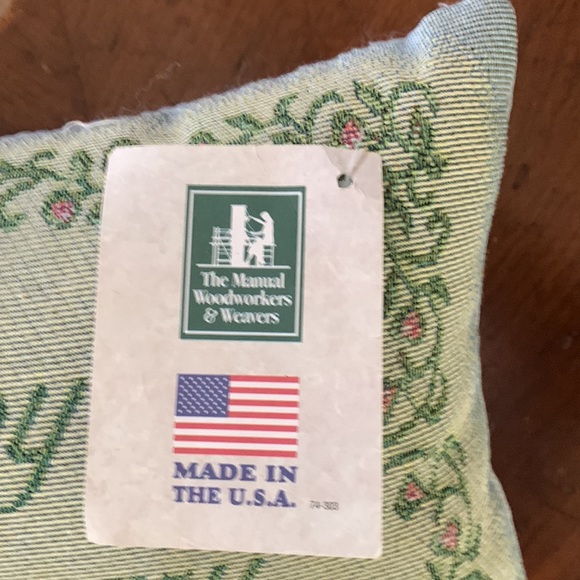 Happy Anniversary Decorative Pillow by the Manual Woodworkers and Weavers - Picture 5 of 15